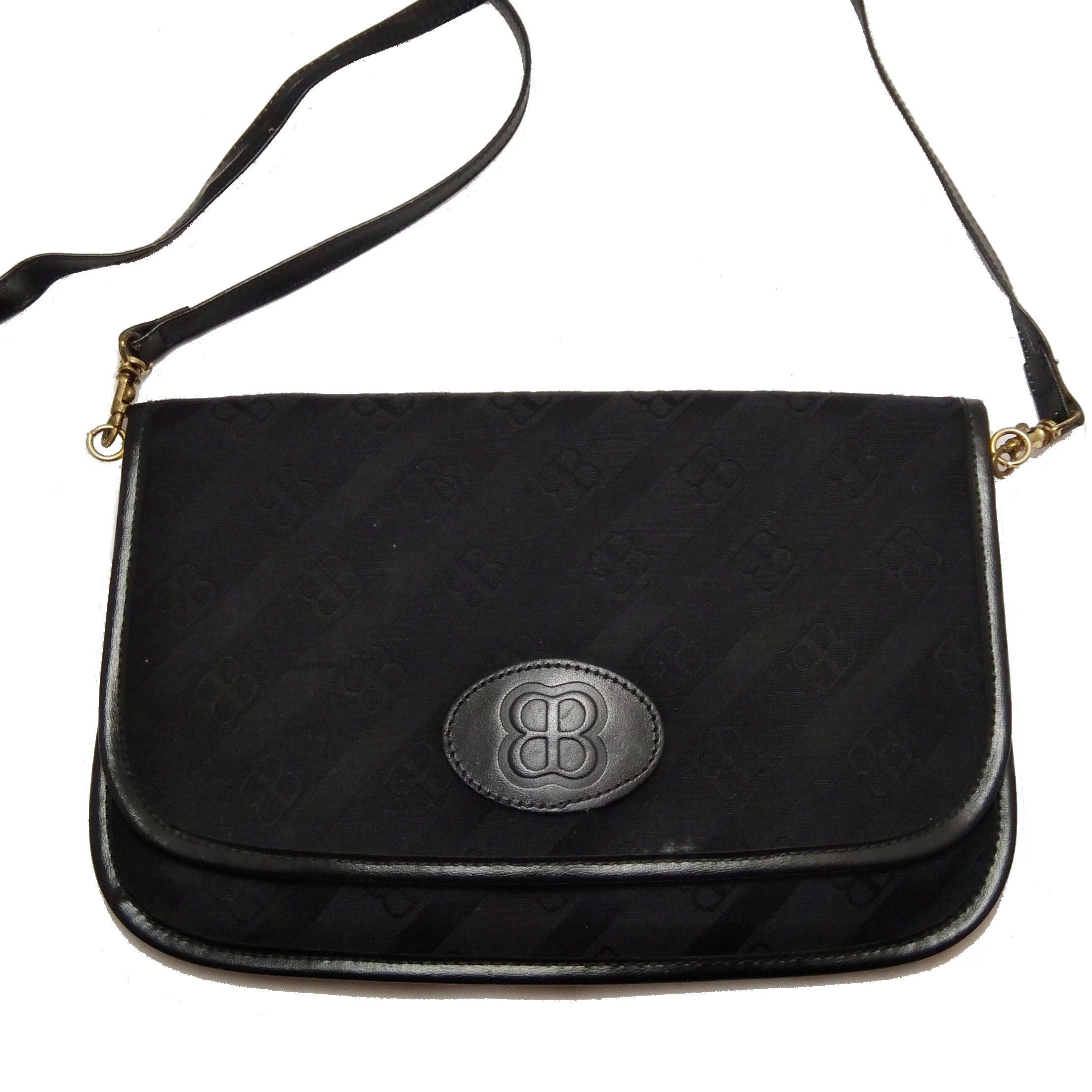 vintage City PM bag in black distressed leather  AirRobe